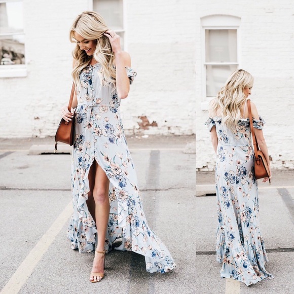 Dresses & Skirts - New! Floral Maxi high low dress